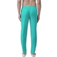 thumbnail image 3 of eloria Men's Premium Comfort Straight Fit Flat Front Dress Pant Pyjamas, Color: Turquoise, Size : 34, 3 of 5