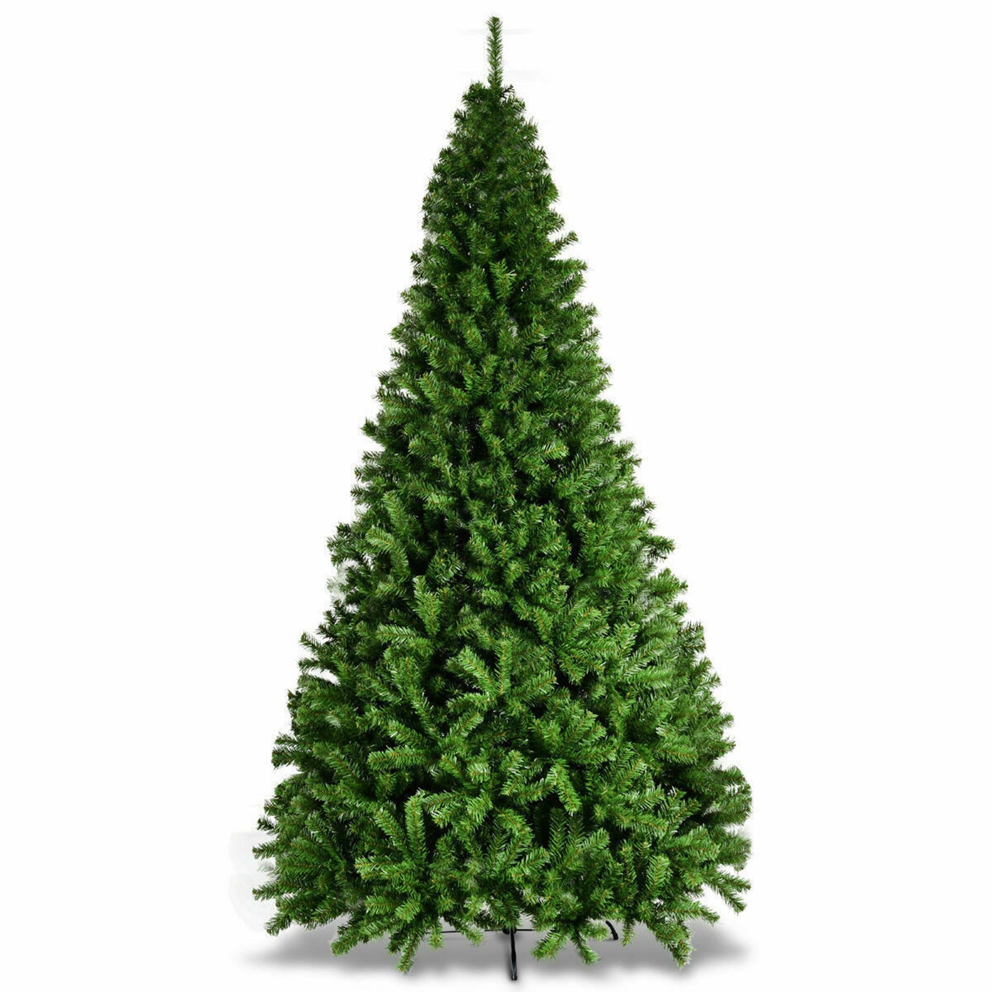 Gymax 9FT Christmas Tree Hinged Artificial Tree Indoor Outdoor w/ Metal