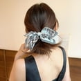thumbnail image 3 of Bohemian Bow Knot Bandana Fabric Hair Clips Barrettes for Women Non Hair Accessories, 3 of 5