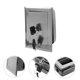 thumbnail image 5 of unbranded Caja De Interruptor Manual De Acero Inoxidable Plata Para Puertas Con Botón Pulsador, 5 of 7