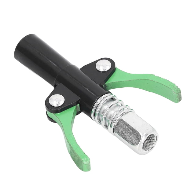 Acoplador De Pistola De Engrase, Acoplador De Pistola De Grasas De Alta Presión Acoplador De Pistola De Engrase De Doble Manija Presión Mínima De Alta Presión Autobloqueo Punta De Bloqueo De Liberació