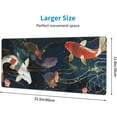 thumbnail image 2 of Gaming Mouse Pad Desk Pad,Extended Big Mouse Pad,31.5x11.8 Inch Long Computer Keyboard Mouse Mat Mousepad with 3mm Non-Slip Base and Stitched Edge for Gaming and Office\u2026 (koi), 2 of 6