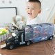thumbnail image 4 of Transporte conjunto de automóviles camioneta interactivo camión mini modelos juguete interior niños vacaciones navidad favores niños pequeños artesanía regalo tipo 1 Inevent FN001030-01B, 4 of 6