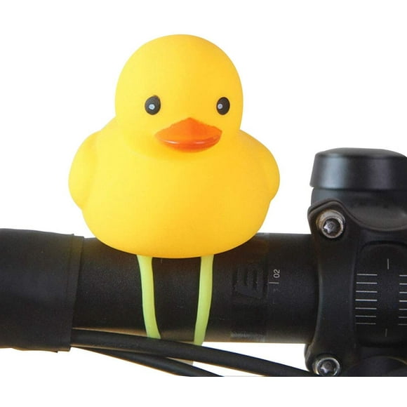 shiyou-Duck Bike Bell, Rubber Duck Bicycle Accessories, Bicycle Horns Mountain Bike Handlebar Light Bicycle Accessories