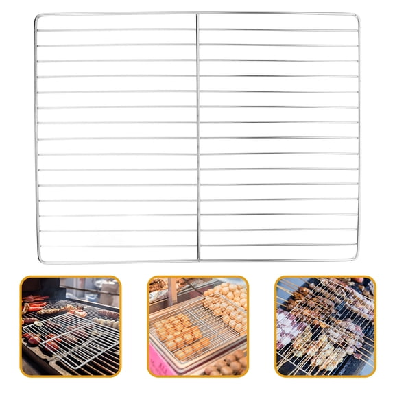 HOOWIFFY Stainless Steel Net for Outdoor Cooking, Mesh for Camping and Backyard