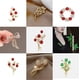 thumbnail image 5 of Broche de doble flauta de moda, broche de diamantes con destellos, broche de diamantes completo, broche de mujer, broche fijo para ropa, ramillete, 5 of 6