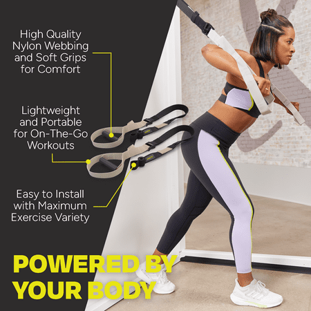 Centr Body Weight Training Straps - Beige
