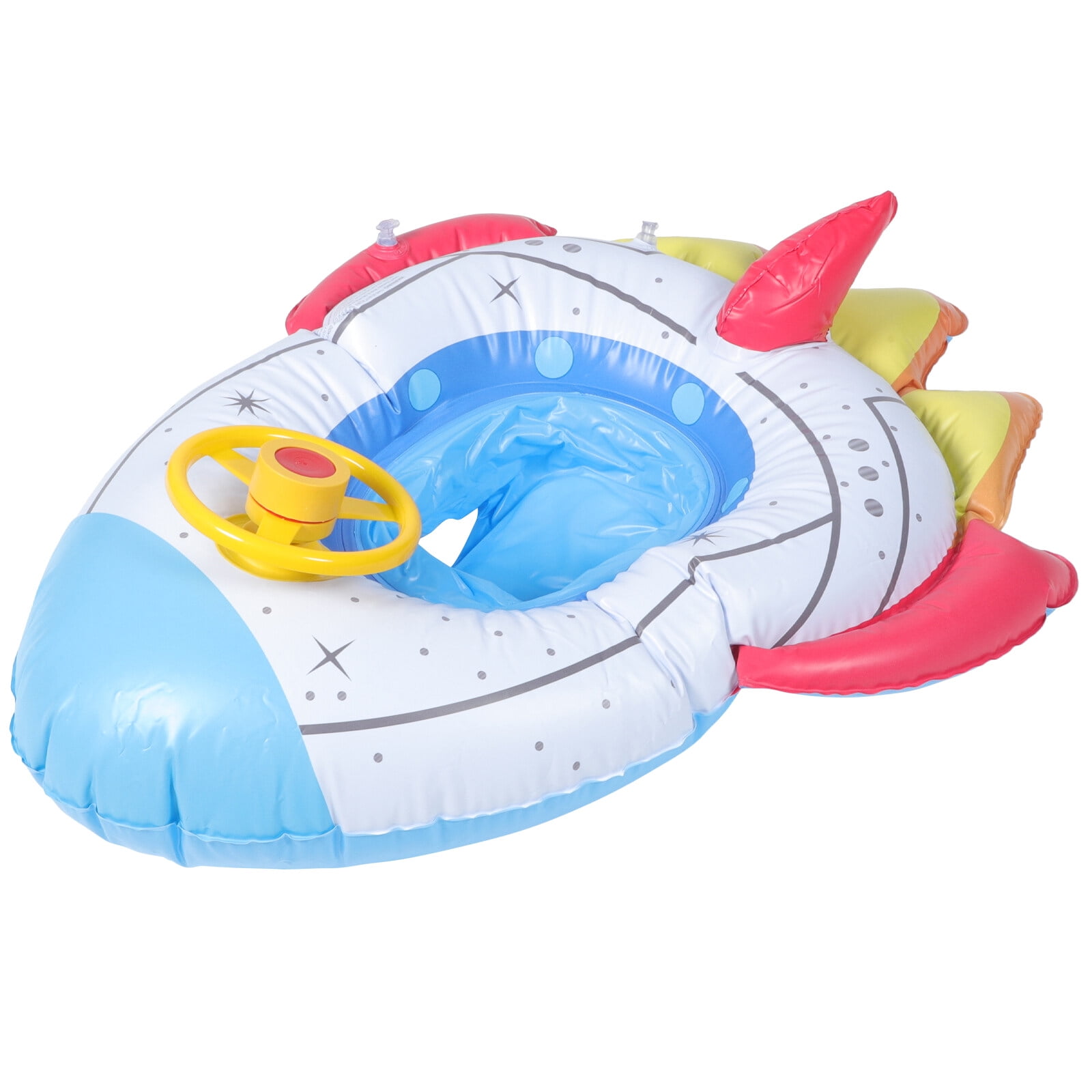 OUNONA Baby Pool Float Infant Toddler Pool Float Safety Seat Swim Ring