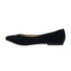 thumbnail image 3 of Zapatos Mujer Juvenil Flats De Piso Básicos Tipo Ante Negro negro 24 Incógnita 109D15, 3 of 7