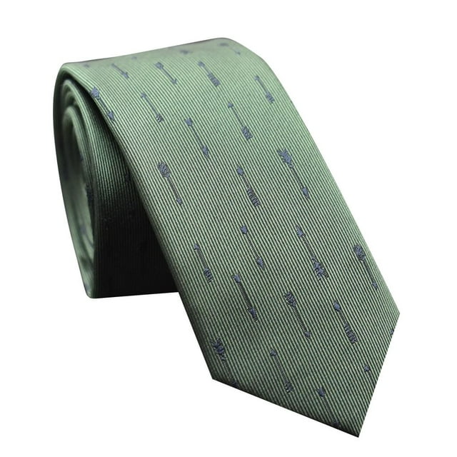 tredstone Cravate Dessin Animé Homme Mince Unie Cravate Polyester Soie Étroite Mince Tissée Fête 5