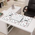 thumbnail image 3 of Long Mouse Pads for Desk,White Cow Moo Milk Pattern Desk Mats on Top Of Desks, Desk Mouse Pad Extra Large with 3mm Non-Slip Base and Stitched Edge for Gaming,Office,Work,Home 31.5"x15.7", 3 of 6