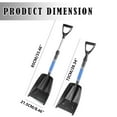 thumbnail image 3 of Adjustable Snow Shovel, Detachable Digging Snow Shovels with D-Grip Handle, Lightweight Snow Shovel with Extendable Aluminum Wear Strip for Winter Tool Outdoor Yard Garden Activities, 3 of 9