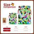 thumbnail image 3 of Fuzoiu Colorful Tie Dye Stained Glass Print Christmas Gift Bag,Burlap Gift Bag with Drawstring Closure & Hang Tag,Perfect for Holidays, Birthdays, and Special Occasions-Small, 3 of 7