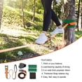 thumbnail image 5 of Toystoory Slackline, cuerda de equilibrio de ensanchamiento duradero, línea holgada portátil con guantes antideslizantes, accesorio deportivo Ropa Deportiva, Zapatos, 5 of 5