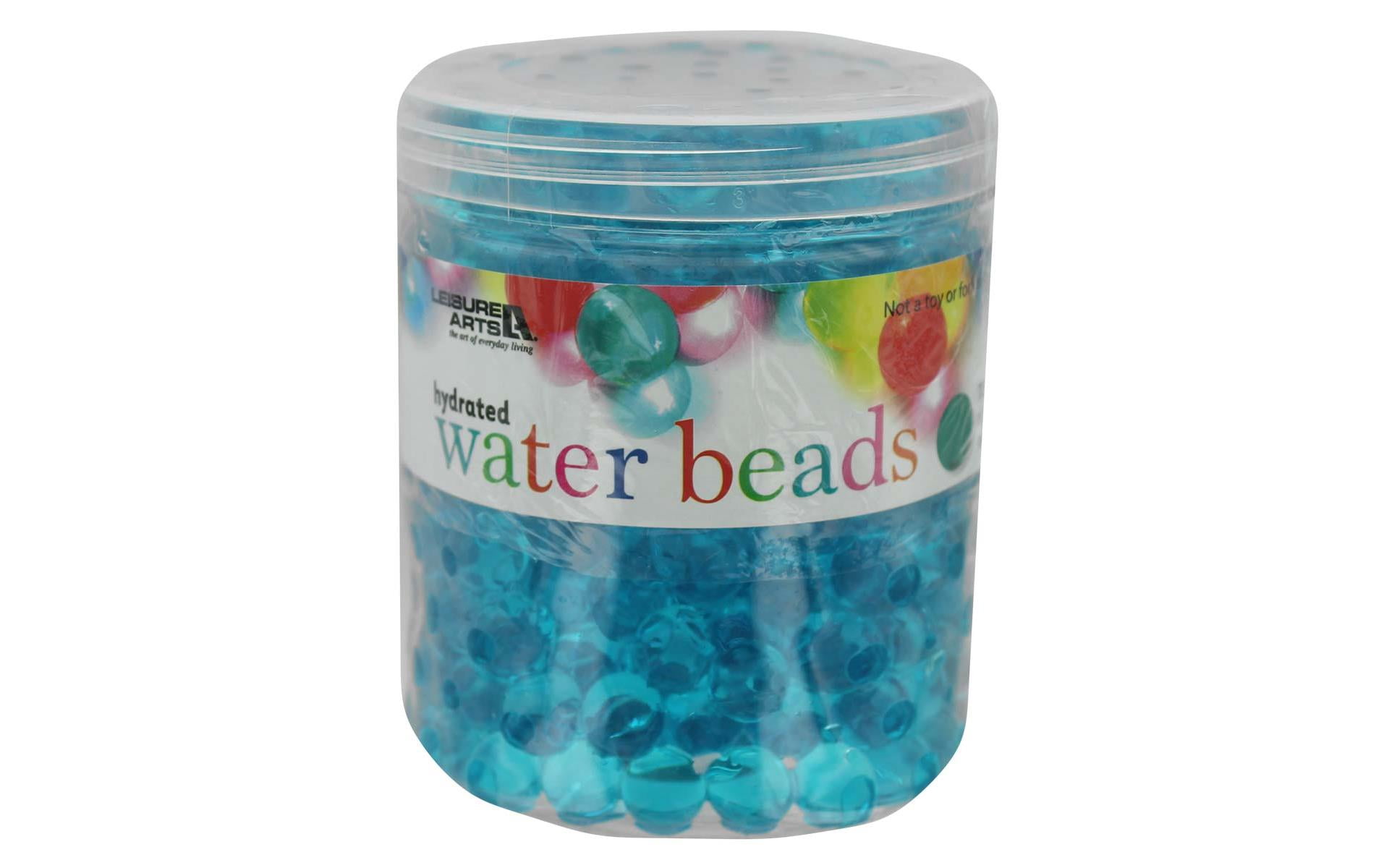 Leisure Arts Hydrated Water Beads Jar 16oz Teal Walmart Canada