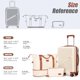 thumbnail image 5 of Set de equipaje Cosbarn Carry On de 20 pulgadas, ligero, ABS, 35 L, 5 of 7