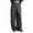 Black, variant on VeFlora Men's Solid Cotton Baggy Sweatpants, Stright-Leg Elastic Waist Drawstring Sweat Pants for Men, Mens Streetwear Pant with Pockets(GY1/S)