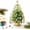 #B, variant on DIY Beaded Christmas Tree Kit, Handmade Mini Desk Xmas Bead Art,  Colorful beads and wire, 3D tabletop tree design, Warm Glow Display,  Relaxing Project, Holiday Gift