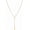 Gold, variant on Stainless Steel Cross Necklace for Women Y-Shaped Long Y2K Style Necklace
