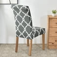 thumbnail image 5 of Dining Room Chair Covers Set of 6,Printed Pattern Parsons Chair Slipcovers Removable Washable Kitchen Seat Dining Chairs Protector Cover for Home or Party, 5 of 6