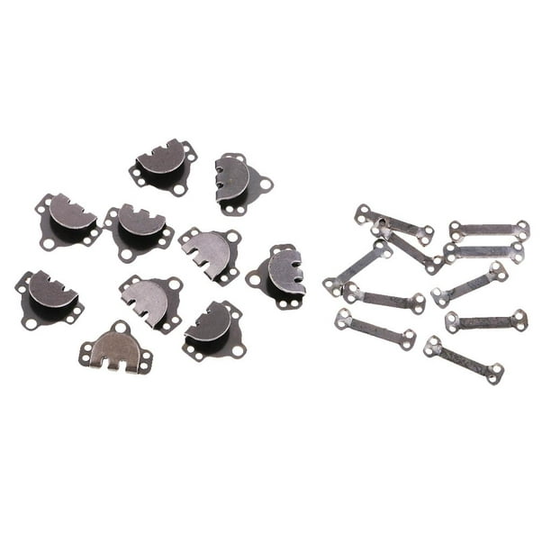 10 Sets Sewing Hooks And Eyes Closure For Trousers Skirts Dress Sewing DIY  Craft - Grey Black