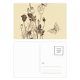 thumbnail image 1 of rose flower postcard set birthday mailing thanks greeting card, 1 of 3