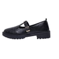 thumbnail image 2 of Willtoo Mary Jane Shoes For Women Platform Non-Slip Classics Round Toe Low Heel Loafers T Strap Comfort Casual Dress Shoes Oxford Dress Work Flat Shoes, 2 of 5