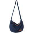 thumbnail image 1 of Bolso Hobo para Mujer Bolso Cruzado Informal Jean Bolso Bandolera (azul Oscuro), 1 of 9