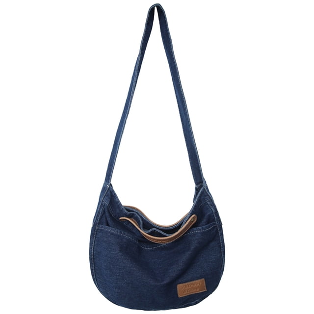 Bolso Hobo para Mujer Bolso Cruzado Informal Jean Bolso Bandolera (azul Oscuro)