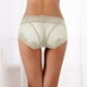 thumbnail image 3 of Gibobby Bikini elástico algodón Bragas sexis encaje para mujer, ropa interior, tangas, lencería para mujer, Bikini, ropa interior breve, bragas para mujer （Gris， XL), 3 of 5
