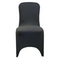 thumbnail image 3 of Your Chair Covers - Square Top Stretch Spandex Banquet Chair Cover Black, 3 of 5