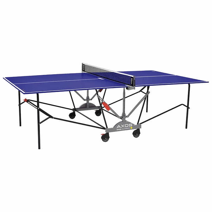 kettler axos 2 outdoor Table Tennis Table 2-Player Bundle no finger pinching hinges. KETTLER Axos Outdoor Table Tennis