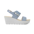 thumbnail image 1 of Sandalia Plataforma alta Mujer Flexi Piel 44516 Azul Cielo Flexi Piel, 1 of 4