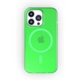 thumbnail image 2 of FELONY Étui - Vert Néon Cristal Clair pour iPhone 13 Pro Max, Compatible avec MagSafe - 360° Antichoc, 2 of 5
