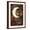Brown Frame, variant on Art.com Dark Floral Lunar Eclipse Art Print, 12" x 18"