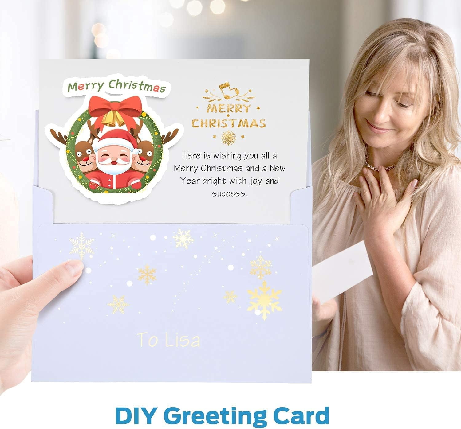 Blank White Cards and Envelopes 100 Pack - 4" x 6" Heavyweight Folded Cards and A4 Envelopes for DIY Greeting Cards Wedding Birthday Invitations Baby Shower Thank You Cards and All Occasions