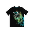 thumbnail image 2 of Athletic Works Boys Active Solid & Graphic Short Sleeve T-shirt, 3-Pack, Sizes 4-18 & Husky, 2 of 13