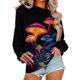 thumbnail image 5 of Xuyuer Spring Summer Printed Sweatshirt Women Casual Hoodless Long Sleeve Printed Flowers Shirts Autumn Pullover Warm Sweatshirt, 5 of 5
