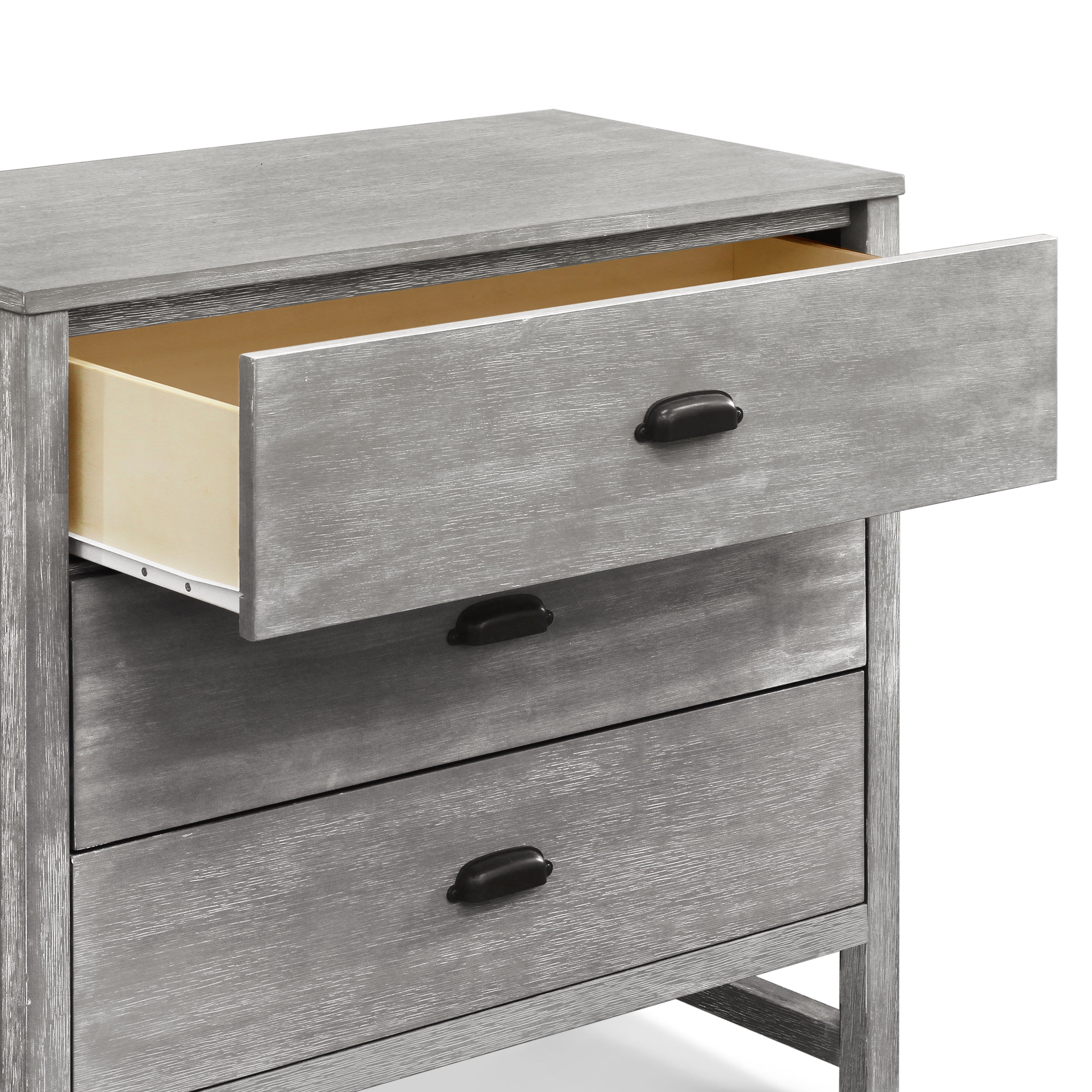 DaVinci Fairway Pine Wood 3-Drawers Baby Dresser in Cottage Gray DaVinci Fairway Pine Wood 3-Drawers Baby Dresser in Cottage Gray