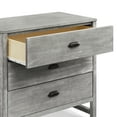 thumbnail image 6 of DaVinci Fairway Pine Wood 3-Drawers Baby Dresser in Cottage Gray, 6 of 9