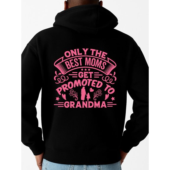 Promoted Grandma graphic hoodies men sweater hoodie black Hip-Hop Streetwear christian Fashion Unisex Shirt Printed tshirts
