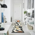 thumbnail image 5 of Patterns Of Abstract Leopard Prints Bedroom Runner Rug 2'x 6' Non Slip Carpet Indoor Home Area Rug Living Room, 5 of 8