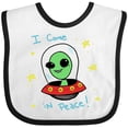 thumbnail image 3 of Inktastic Alien Boys or Girls Baby Bib, 3 of 4
