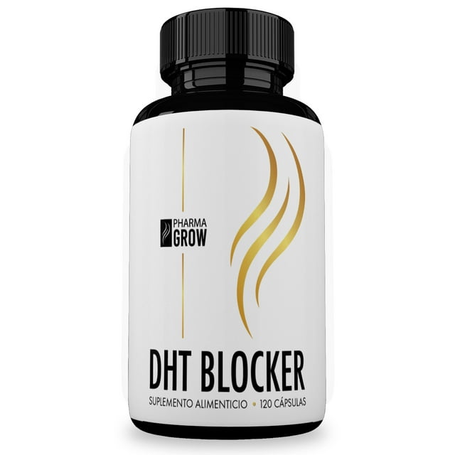 Pharma Grow DHT Blocker Suplemento Anticaida Capilar 120 Capsulas Unisex