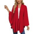 thumbnail image 7 of Autumn Women's Elegant Shawl Wraps Soft Open Front Poncho Sweater, Shawl Wraps for Women, Elegant Shawls and Wrapss, 7 of 7