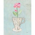 thumbnail image 3 of Prahl, Courtney 15x18 Black Modern Framed Museum Art Print Titled - Teacup Floral III on Print, 3 of 5
