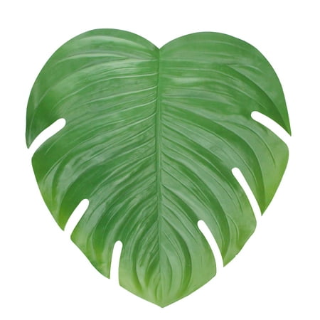 18" Green Over Sized Monstera Leaf Placemat