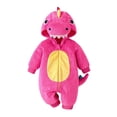 thumbnail image 2 of PAFNAFHF Baby Boy Dinosaur Outfit Bodysuit One Piece Hooded Zip up Romper Onesies 1-3 Months, 2 of 9