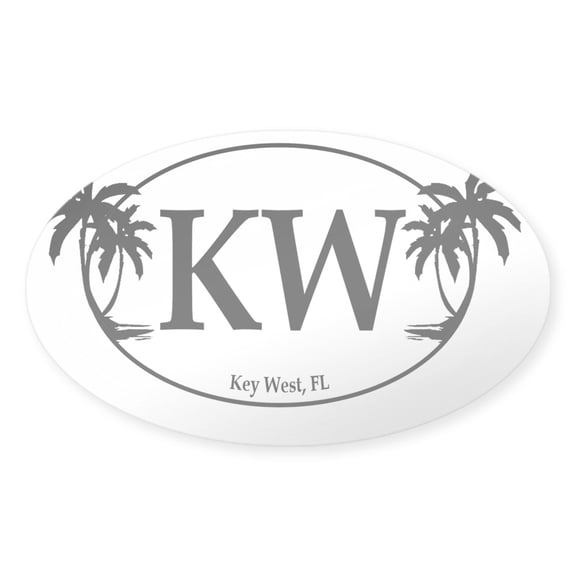 CafePress - KW Logo - Sticker (Oval)