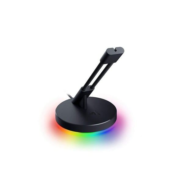 Razer Gaming Mouse Bungee V3 Chroma: Drag-Free Wired Mouse Support - for Esports-Level Performance - Weighted Base - Anti-Slip Feet - Classic Black